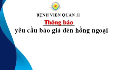 Thông báo yêu cầu báo giá đèn hồng ngoại